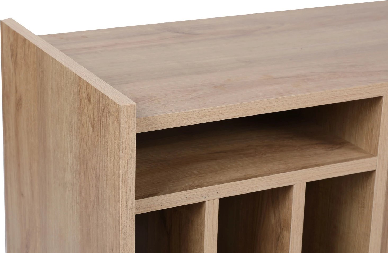 Komodë TV Skye Decor, Astana, ngjyrë lis dhe e zezë