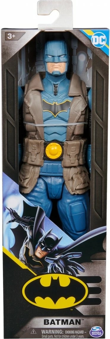 Figurë aksioni Batman Spin Master 6055697, 12 inç, Blu/Gri
