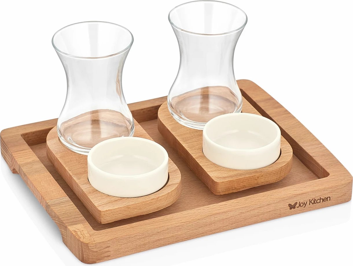 Set çaji prej druri, 7 pjesë, Hermia Concept, UP00673