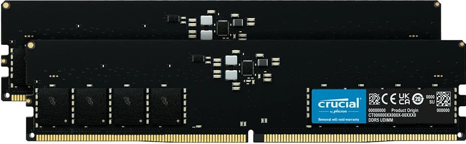 RAM Memorje Crucial 5600 Kit 64GB 2x32GB DDR5 UDIMM CL46