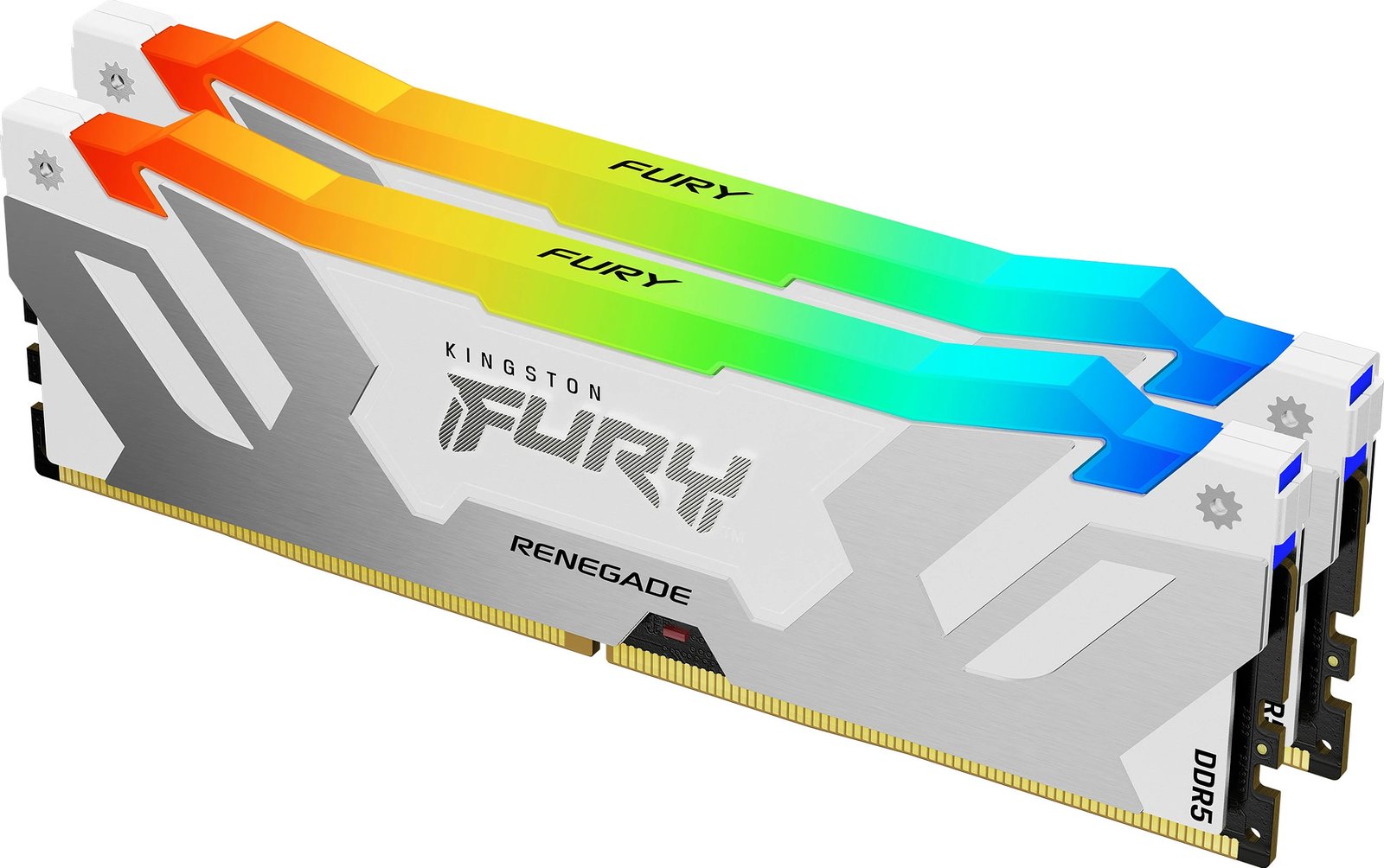 RAM Memorje Kingston FURY Renegade RGB 64GB (2x32GB) DDR5 6400MT/s e bardhë