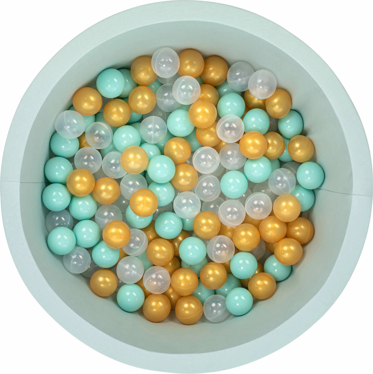 Pishinë me topa për fëmijë, Bubble Pops v14, ngjyrë mint, Evila Originals