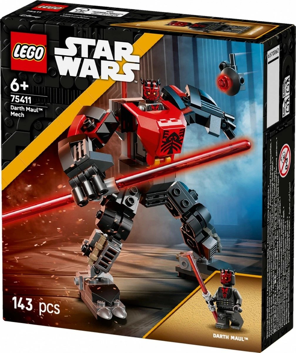 Set LEGO Star Wars Mech Darth Maul 75411, 143 pjesë