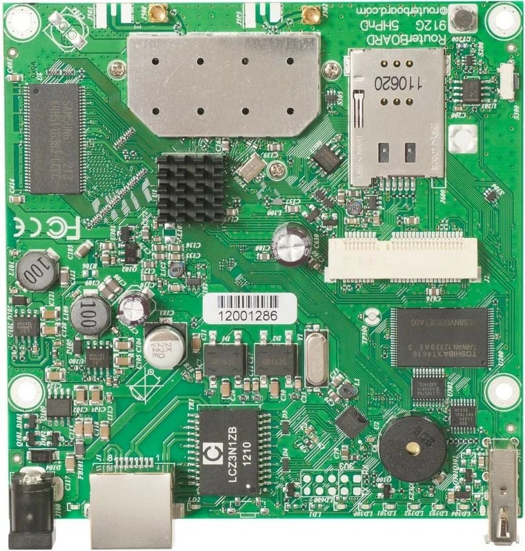 Pllakë amë MikroTik RB912UAG-5HPnD, Router, Wi-Fi 4, 64 MB, 600 MHz