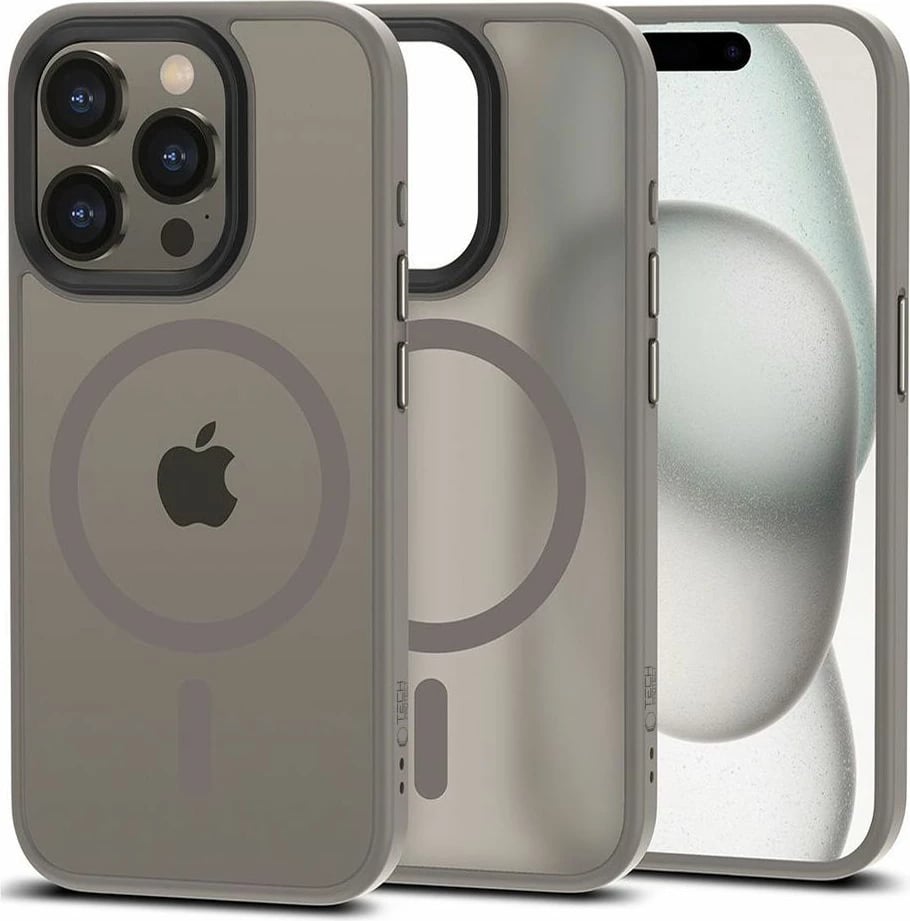 Mbështjellës Tech-Protect MagMat MagSafe për iPhone 15 Pro Max, titanium matte