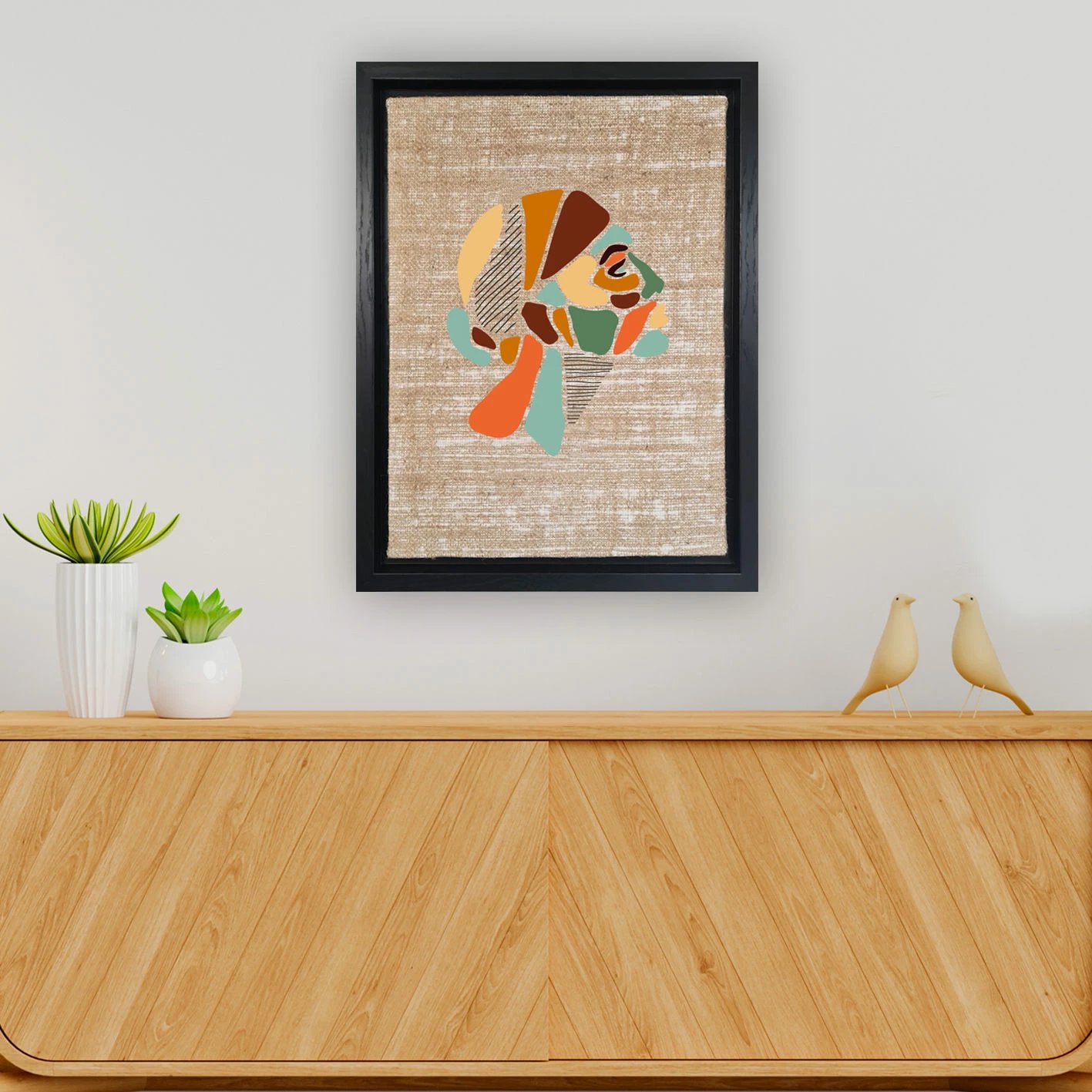 Pikturë dekorative në kanavacë, shumëngjyrëshe, Wallity LSJ419278570113 - 96136, 96x136cm