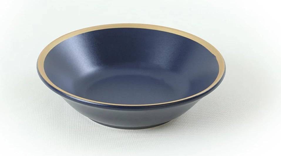 Set enësh darke prej qeramike (24 copë), Hermia Concept, TY039124F993A841700MAET000, ngjyrë kaltër e errët