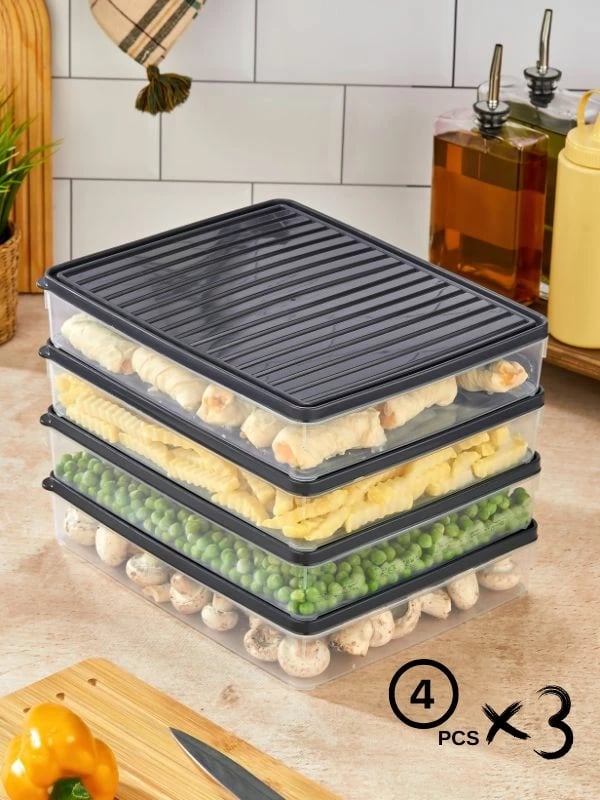 Set kuti për organizim (12 copë), ngjyrë antracit, VITABOX 2.8L