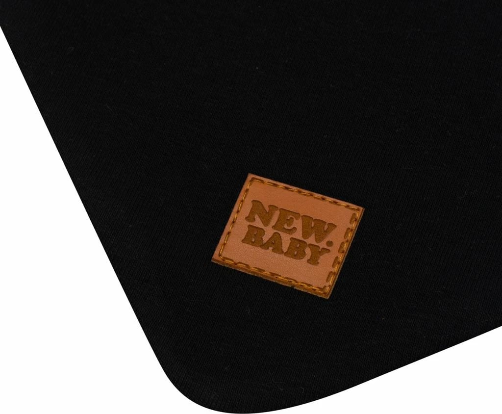 shall qafe bebe, New Baby Favorite, pambuk elastik, madhësia S, e zezë