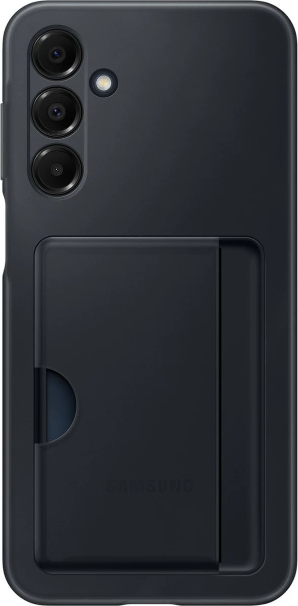 Mbështjellës Samsung Galaxy A16 5G, me vend për kartë, i zi