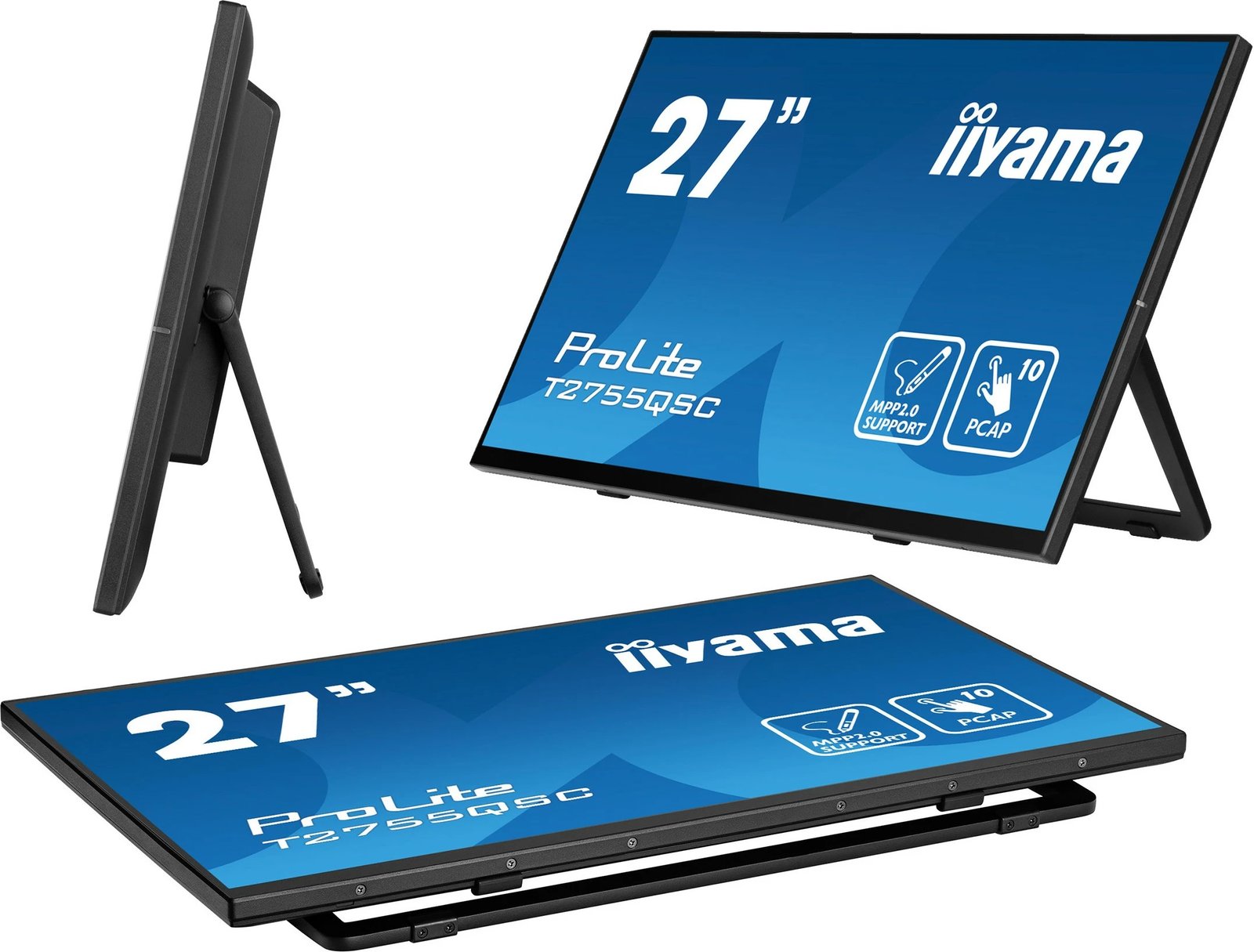 Monitor iiyama ProLite T2755QSC-B1, 27", 2560 x 1440, LCD, e zezë Monitor iiyama ProLite T2755QSC-B1, 27", 2560 x 1440, LCD, e zezë