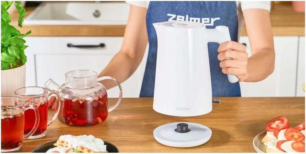 Cajnik elektrik Zelmer ZCK7020, 1L, i bardhë