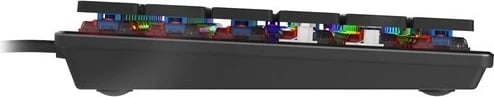 Tastierë Genesis Thor 420, RGB, mekanike, USB, argjendtë