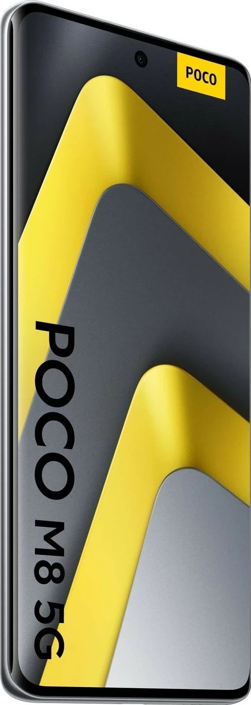 Celular Xiaomi POCO M8 5G 8/256GB argjendtë