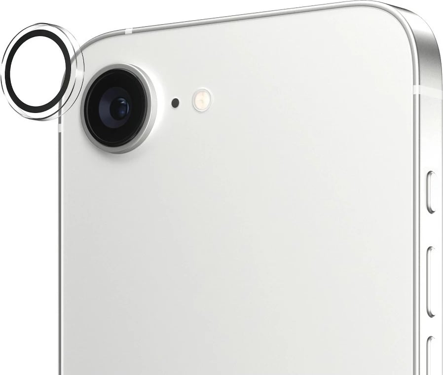 Mbrojtës kamere PanzerGlass Hoops për iPhone 16e, transparent