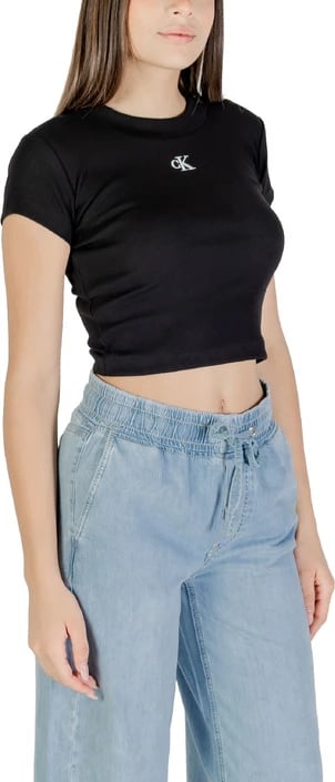 Maicë Calvin Klein Jeans femra e zezë