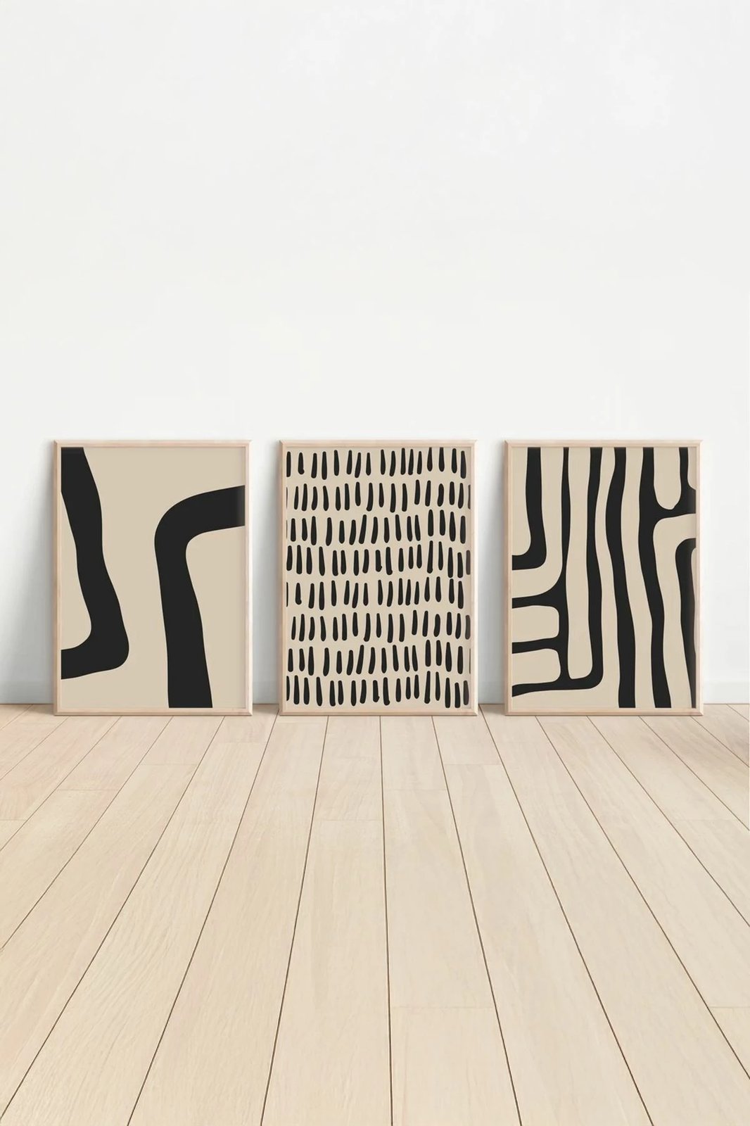 Pikturë dekorative me kornizë (3 copë), Wallity, Ersydata3-3348