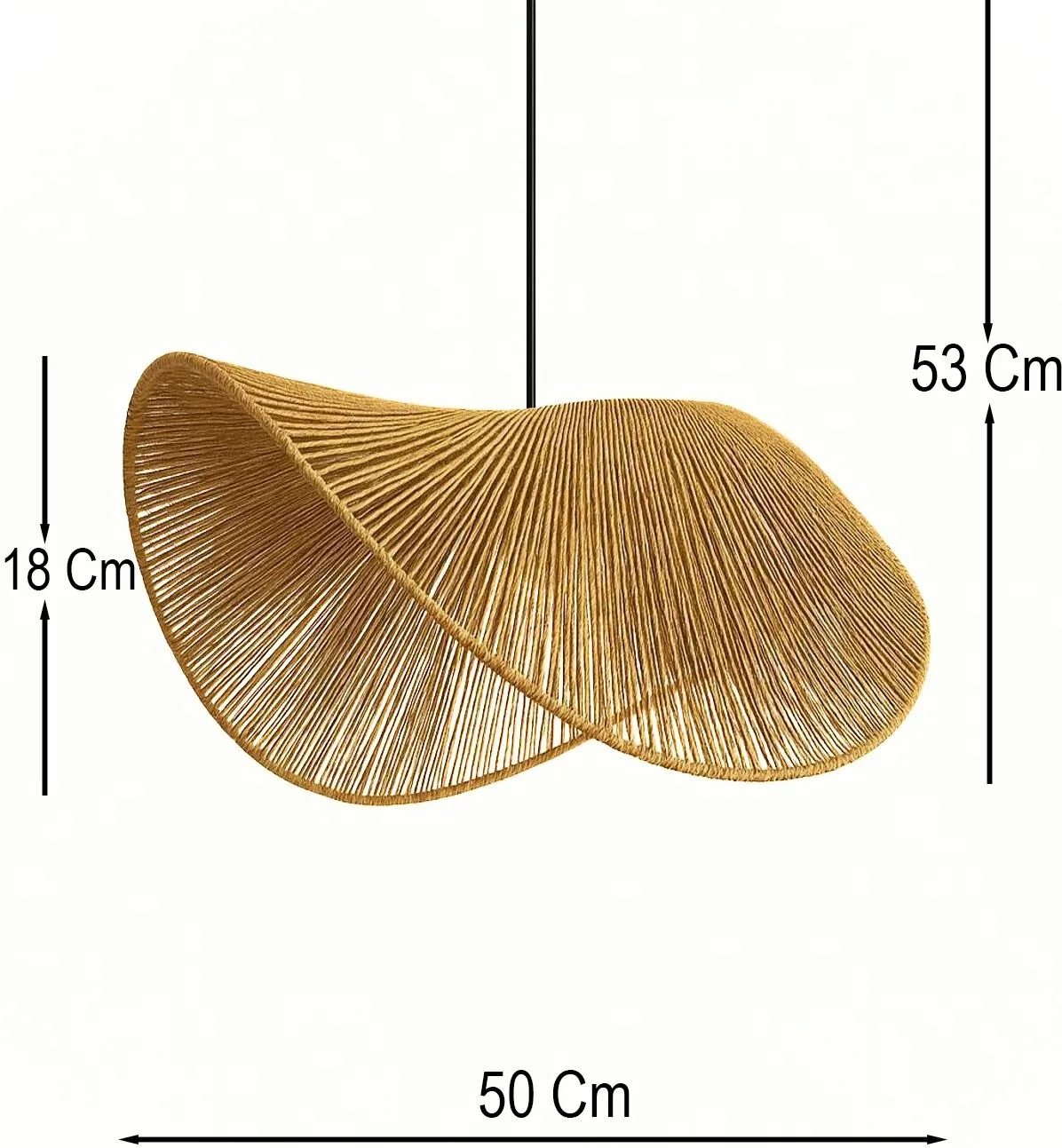 Llambë tavani Opviq, ngjyrë mustard, BK075