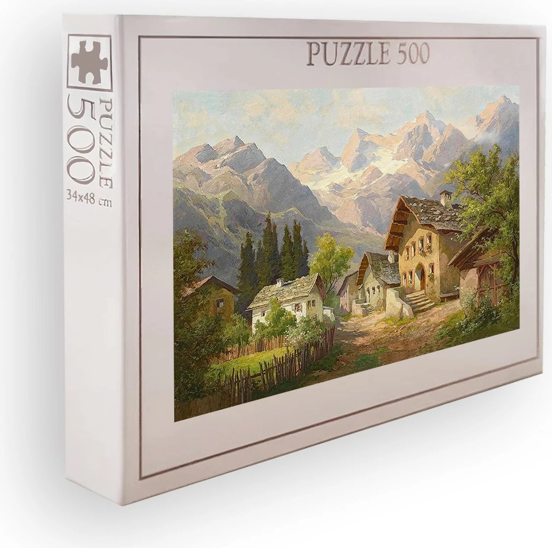 Puzzle 500 copë, Evila Originals, shumëngjyrësh, PZL_055_500