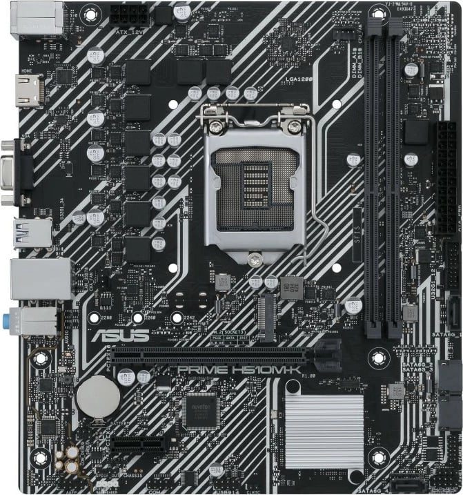Pllakë amë ASUS PRIME H510M-K, Intel, LGA 1200, DDR4, 64 GB