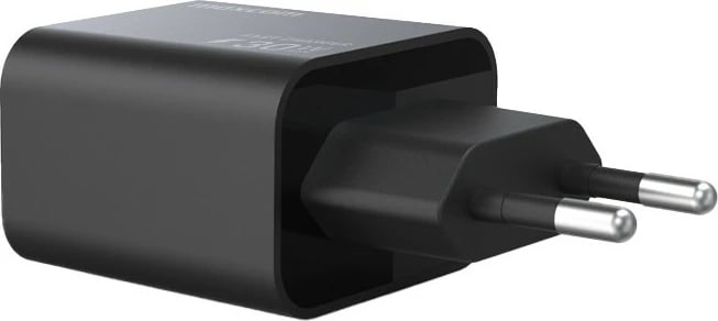 Karikues rrjeti Maxcom LAD 30W USB A+C, i zi