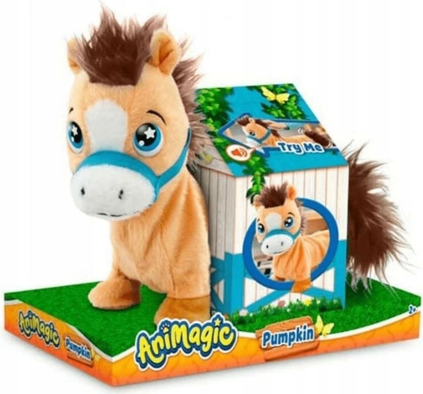 Lodër interaktive Goliath Animagic Pony Pumpkin, për fëmijë, Bezhe