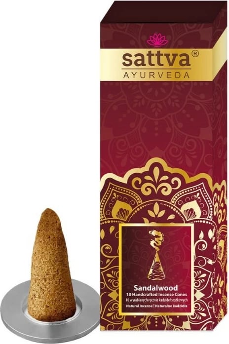 Kone temjan Sattva Sandalwood 10 copë