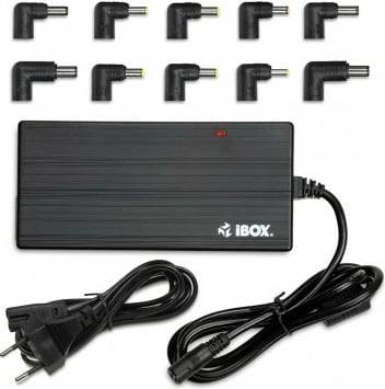 Adapter universal për laptop iBOX IUZ90WA, 90W, slim, 10 konektorë