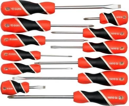 Set kaçavidash Yato YT-25967, çelik, dorezë e kuqe