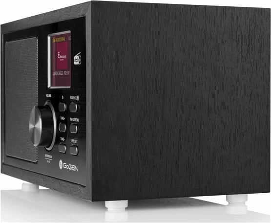 Radio Digjitale me Bluetooth, FM/DAB+ dhe Alarm GOGEN GOGDAB620BTCB (Zezë)