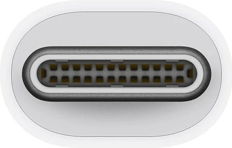 Adapter Thunderbolt 3 USB-C në Thunderbolt 2 Apple, i bardhë