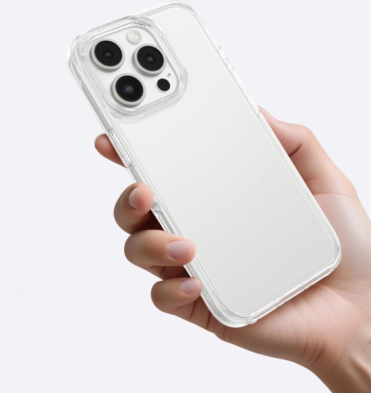 Mbështjellës AmazingThing Minimal për iPhone 16 Pro Max, silikon, transparent