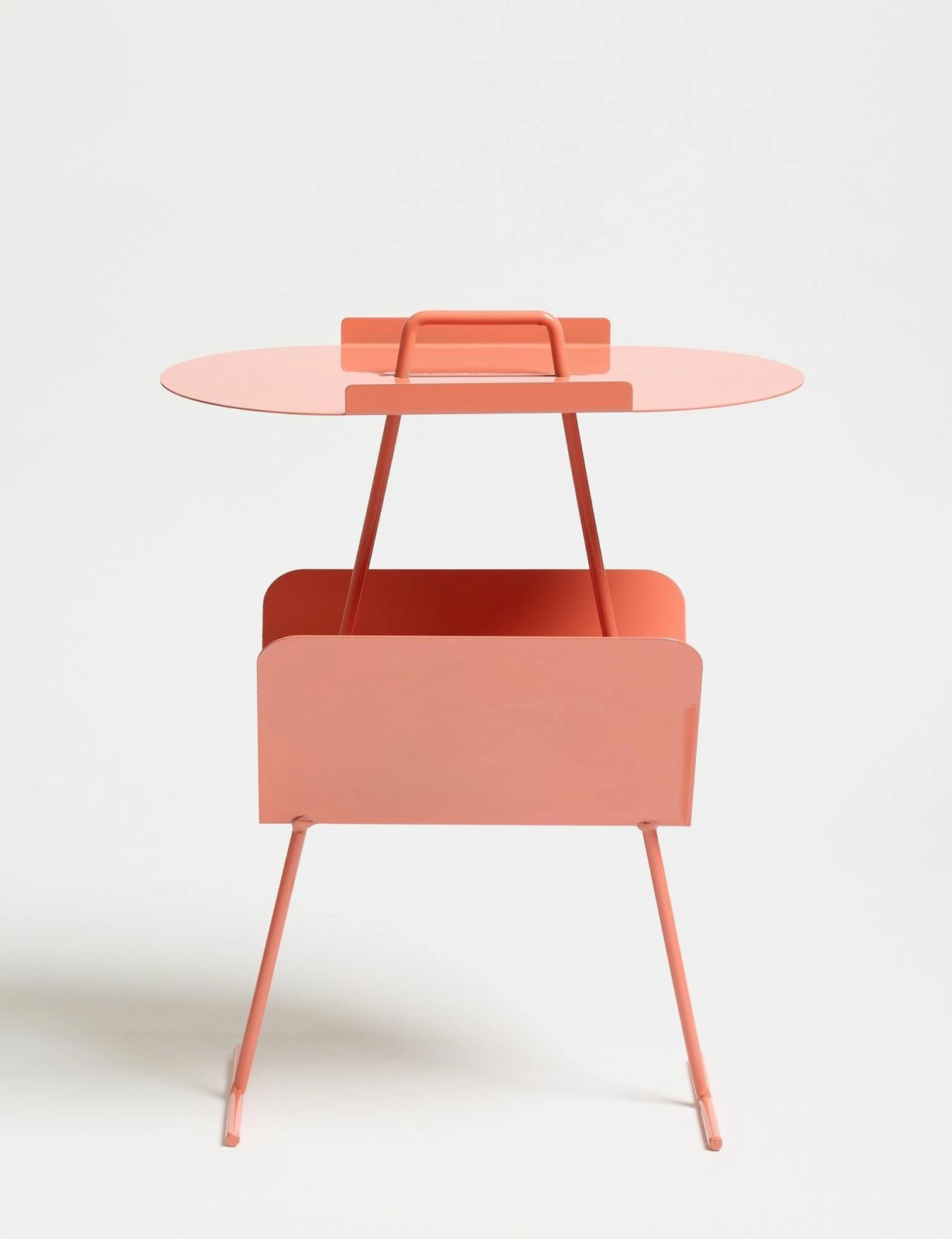 Tavolinë anësore Skye Decor, ngjyrë salmon