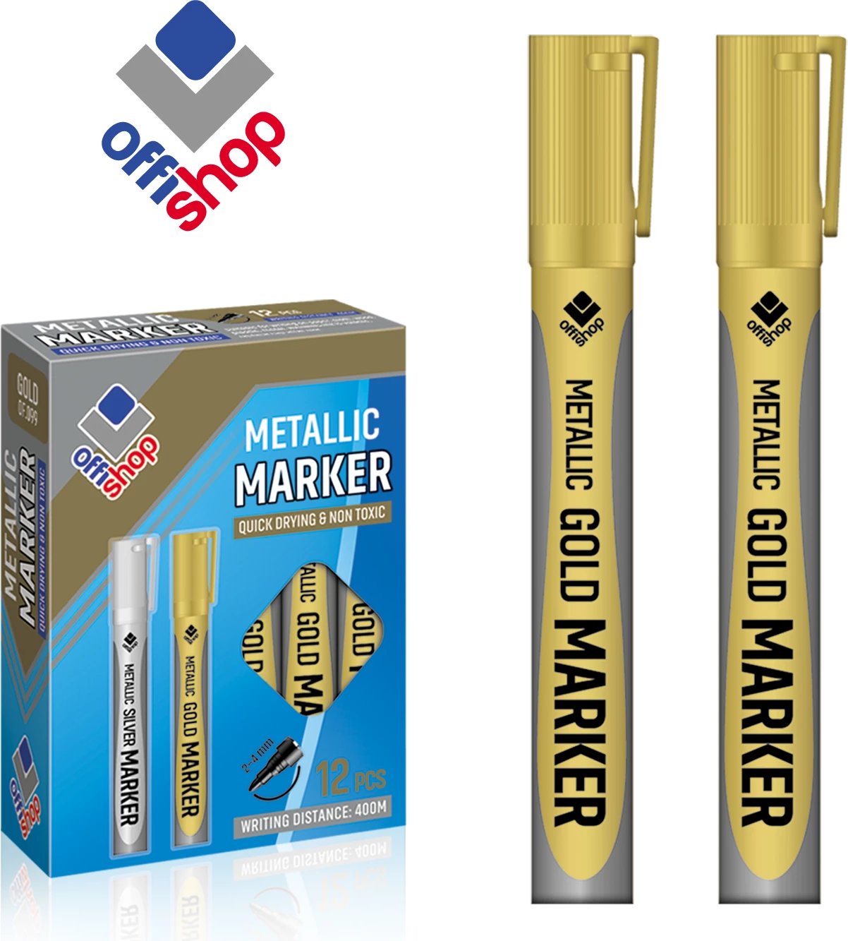 OSH MARKER METALIK GOLD OF099