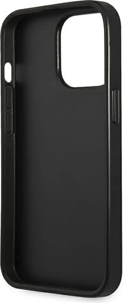 Mbështjellës Guess Saffiano Triangle Logo për iPhone 13 Pro/13 6.1", Argjend