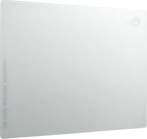Mauspad ASUS ROG Moonstone Ace L, bardhë, xham i temperuar, silikon, model gaming