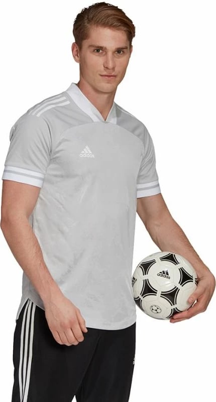 Maicë për meshkuj adidas Condivo 20, gri e bardhë