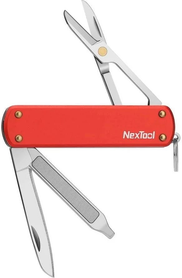 Thikë multifunksionale NexTool NE0142, 4-në-1, e kuqe