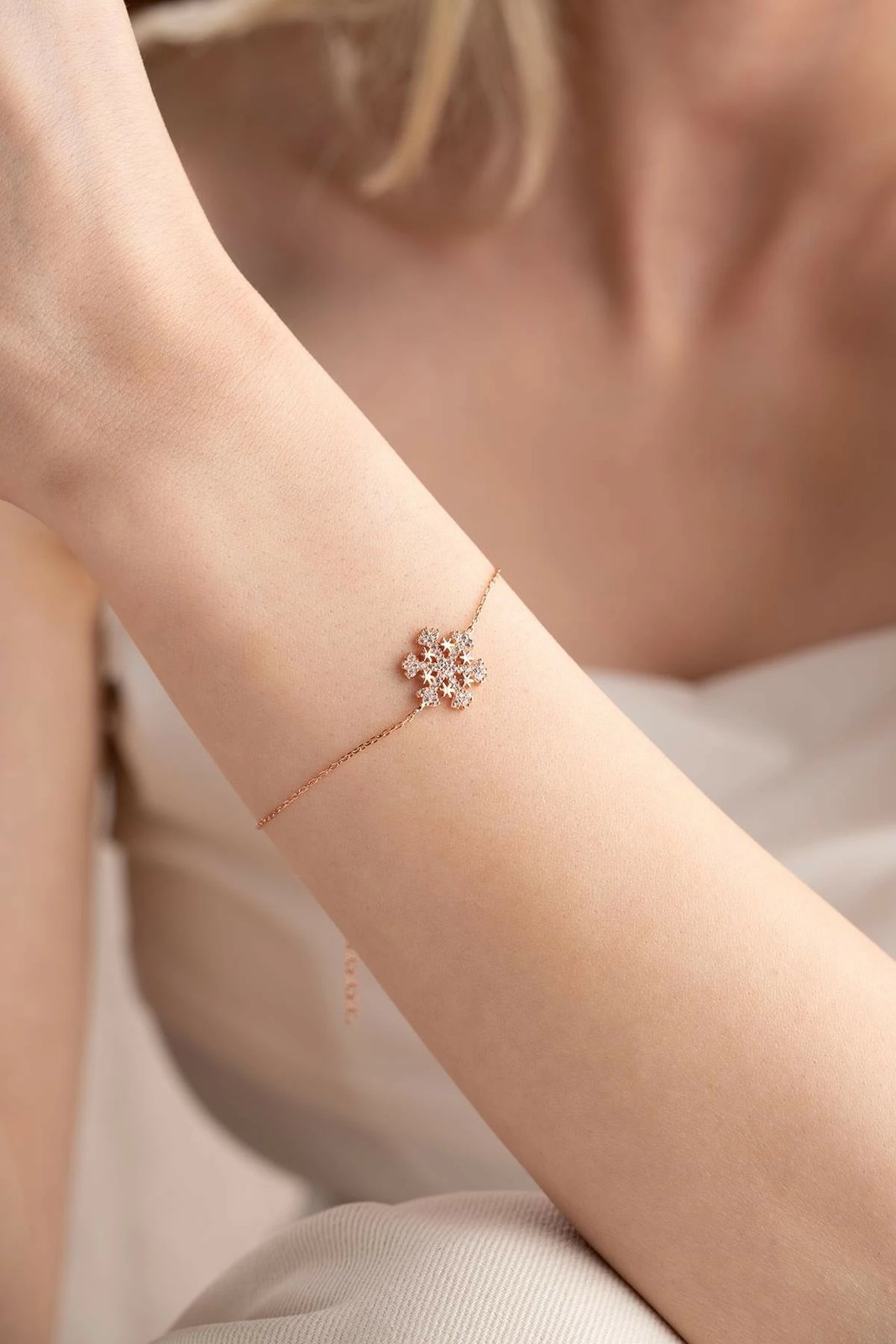 Byzylyk argjendi Jumeon, ngjyrë ari rozë, NRZ999117