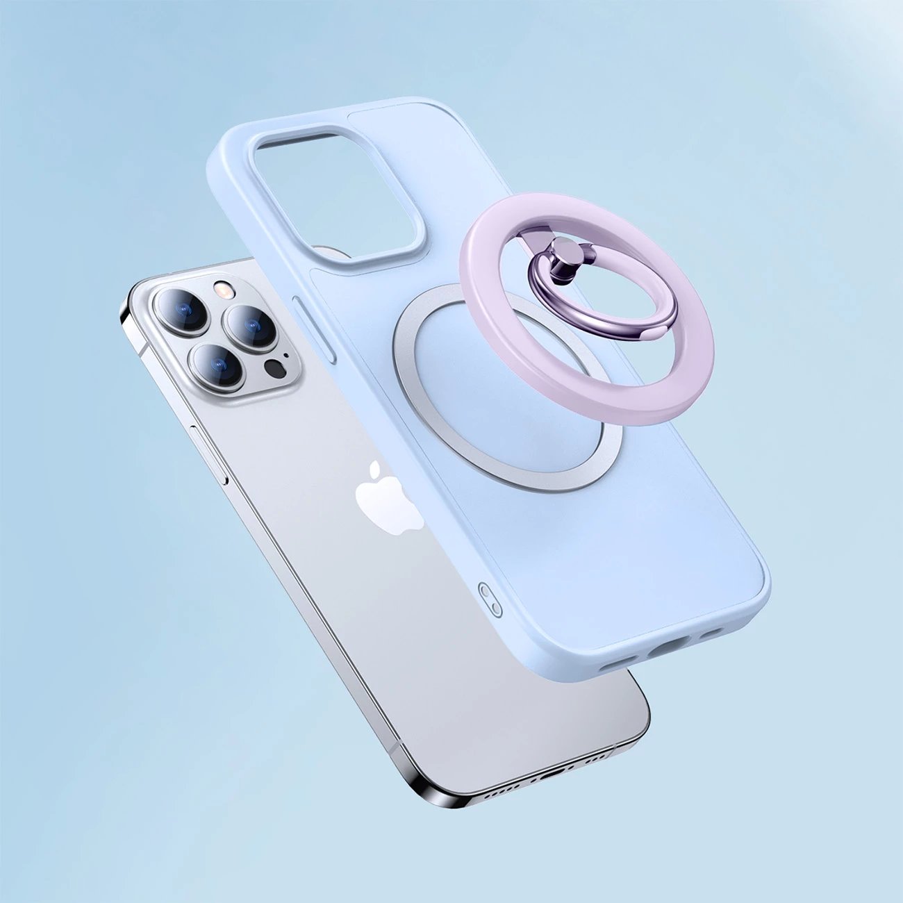 Mbështjellës magnetik Joyroom JR-Mag-M2 për iPhone, MagSafe, vjollcë