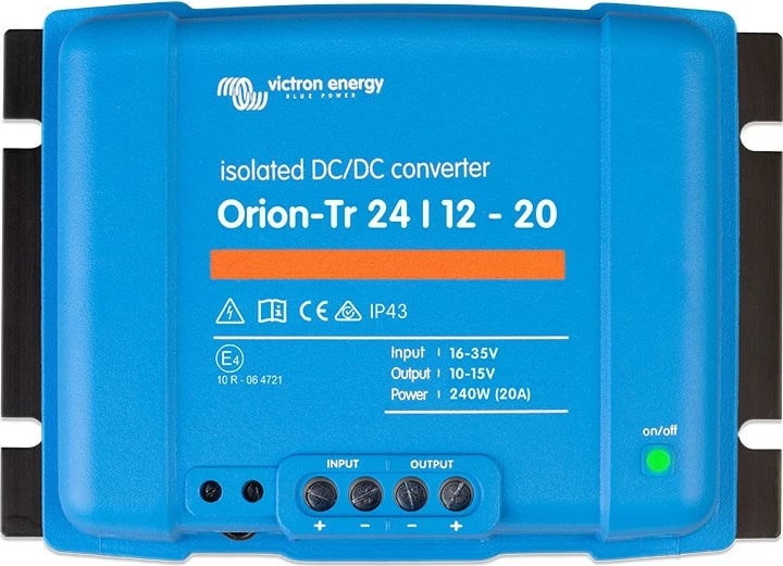 Konvertues DC/DC Orion-Tr 24/12-20A, 240W, Blu