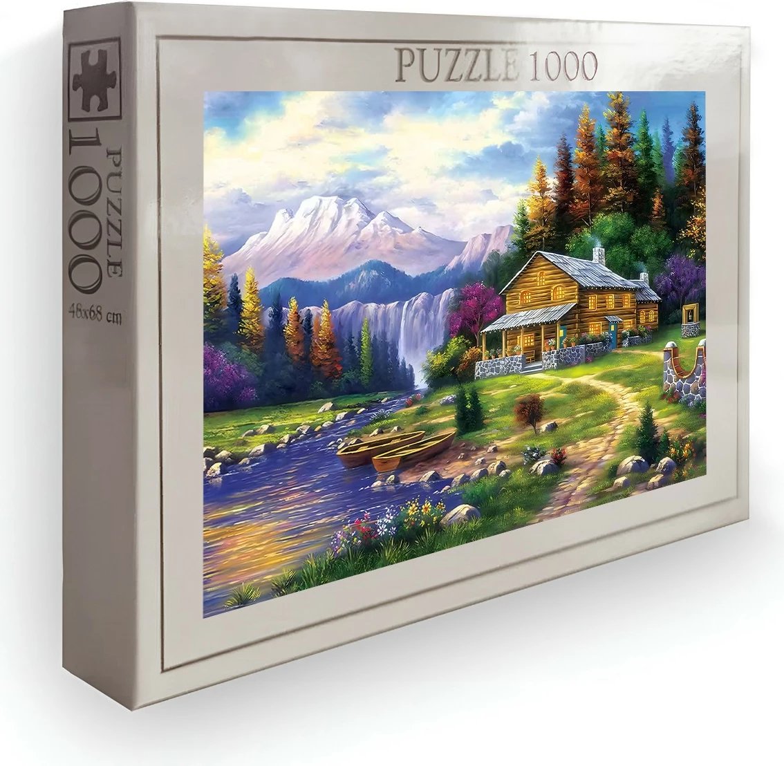 Puzzle 1000 copë, Evila Originals, shumëngjyrësh, PZL_050_1000