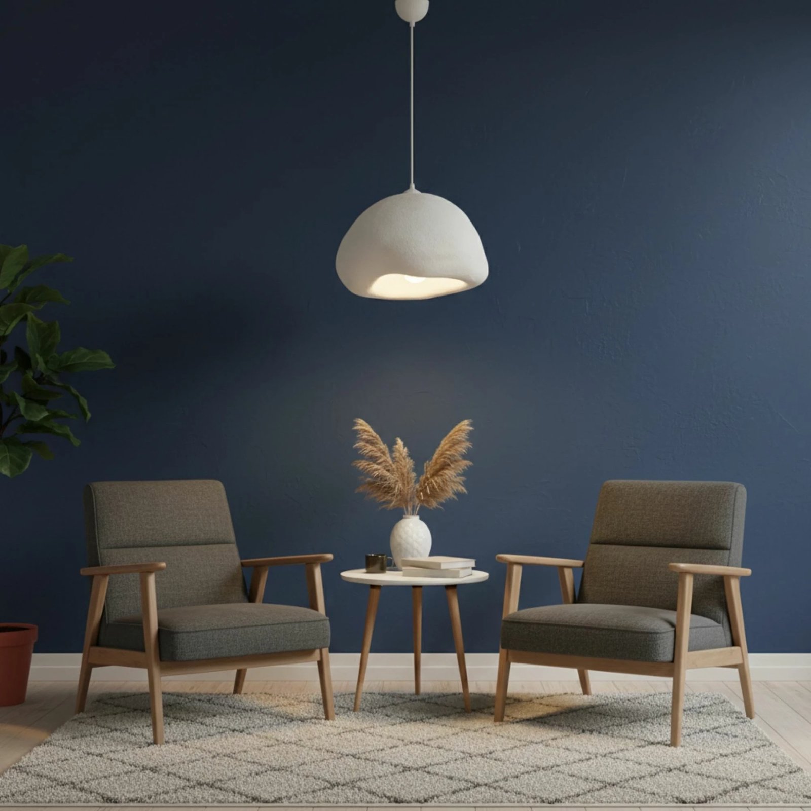 Llambë tavani Opviq, LOVAL-40-LUNA, e bardhë