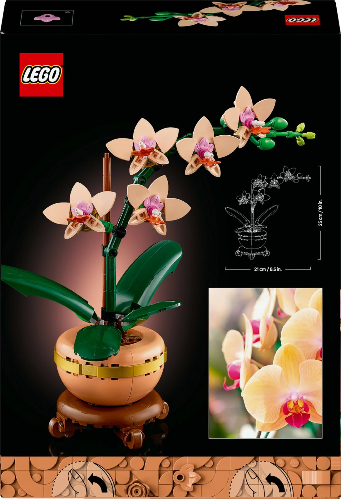 Set ndërtimi LEGO Mini Orchid, 274 pjesë, plastikë, shumëngjyrësh Set ndërtimi LEGO Mini Orchid, 274 pjesë, plastikë, shumëngjyrësh