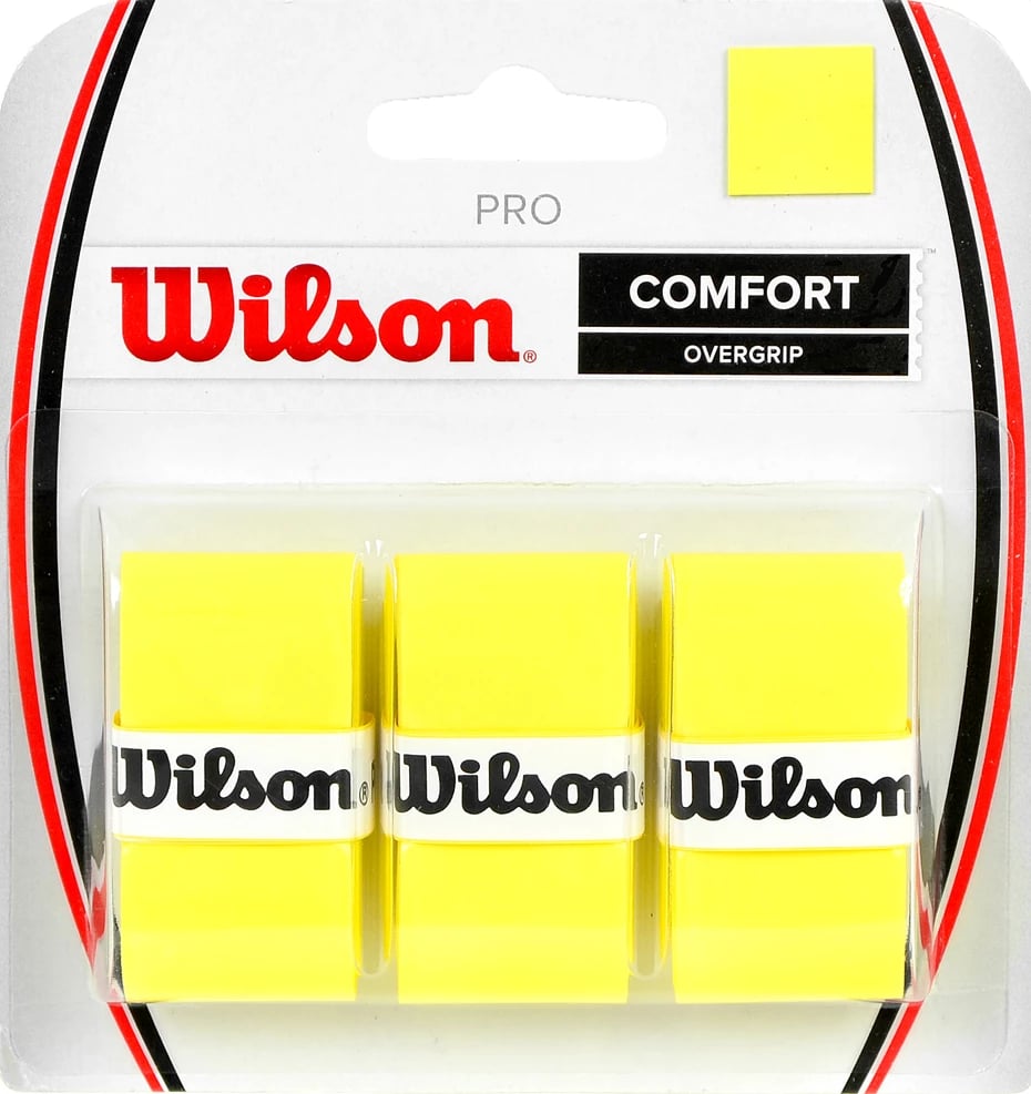 Overgrip tenis Wilson, verdhë