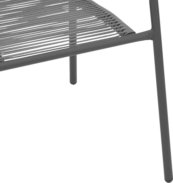 Karrige për kopsht Lindaria, 54x63x74cm, hiri