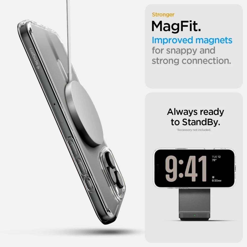 Mbështjellës Spigen Ultra Hybrid për iPhone 16 Pro, Bardhë