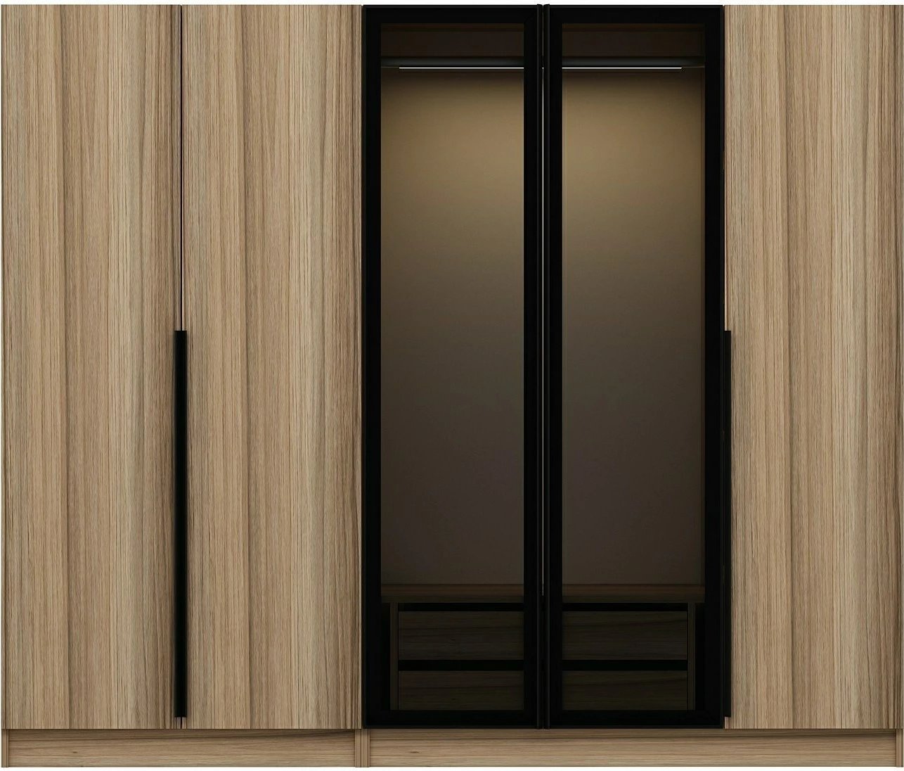 Dollap për dhomë gjumi, ngjyrë fume, Skye Decor Kale Plus - 7819