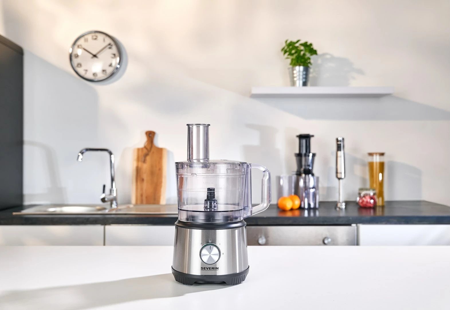 Procesor ushqimi Severin KM 3892, 1.5 L, 1200 W, Inox, i zi Procesor ushqimi Severin KM 3892, 1.5 L, 1200 W, Inox, i zi