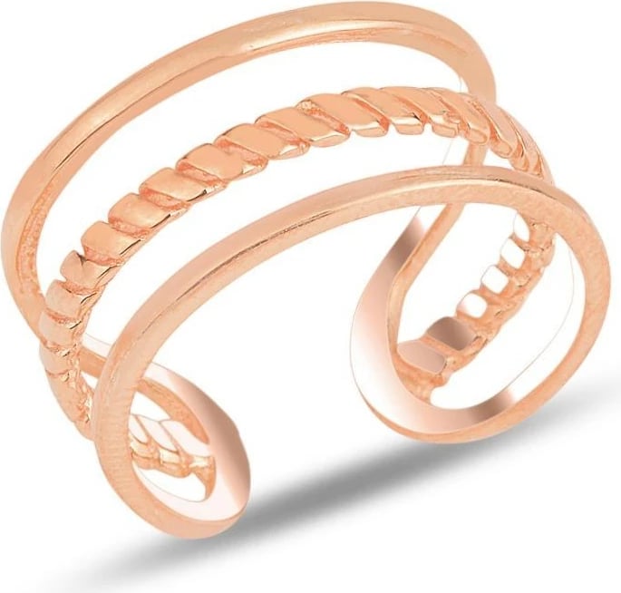 Unazë argjendi Jumeon, ngjyrë ari rozë, SGTL11681